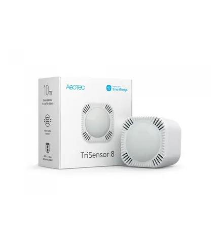 Aeotec TriSensor 8 biały / Multisensor / Wykrywanie ruchu, temperatury i światła / Z-Wave