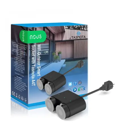 Nous A4T / Inteligentne gniazdo zewnętrzne / 3680W / WiFi 