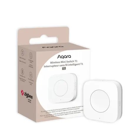 Bezprzewodowy mini przełącznik Aqara T1 / Przełącznik bezprzewodowy / Zigbee
