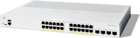 Cisco Catalyst 1300-24FP- 4X / Switch / 24x RJ-45 10|100|1000 / 4X SFP+ / QoS / VLAN