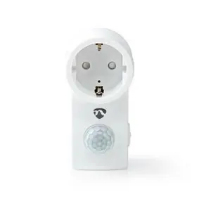 Czujnik ruchu Nedis / Kryty / Typ F (CEE 7/7) / Typ F (CEE 7/7) / 120 ° / 5 - 300 W / 300 W / 1200 W / 3 - 2000 Lux 