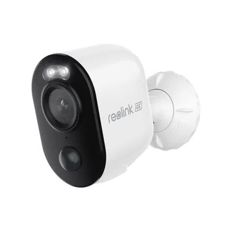 Reolink Argus Series B350 biała / bezprzewodowa kamera IP / 3840 x 2160 / bateria / IP65 / WiFi / MicroSD 