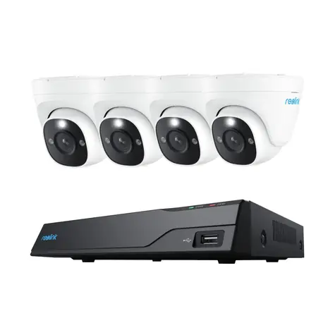 Reolink NVS8-8MD4 - RLK8-800D4 / zestaw kamer / 4X kamera / 4K / IP67 / HDMI i VGA / PoE 