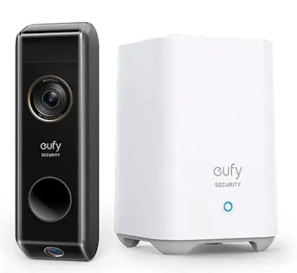 Anker Eufy S330 Video Doorbell Black / z jednostką centralną Homebase 2 / 2K 