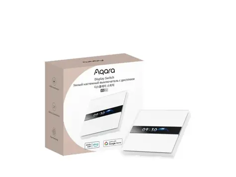 Przełącznik Aqara Display Switch V1 (WS-K02D) z wyświetlaczem białym / Zigbee 