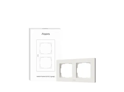 Ramka podwójna Aqara Switch Frame H2 EU (2-gang) (FE-X01D) do przełączników Aqara H2, biała