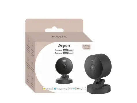 Kamera Aqara G100 Select (CH-C08D) czarna / Kamera IP wewnętrzna / 2K / 140° / Wi-Fi / microSD