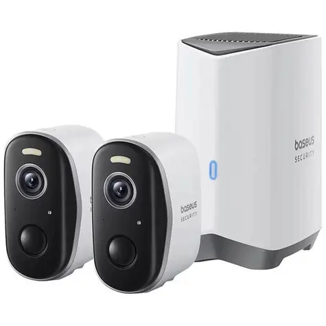 Baseus Security N1 PLUS 2K / System kamer / 2x kamera N1 PLUS i stacja centralna
