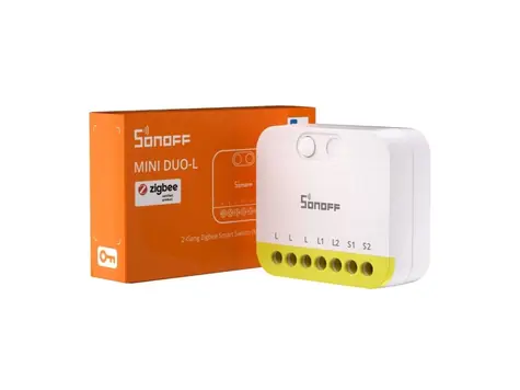 Sonoff MINI-ZB2GS-L MINI DUO-L 2-kanałowy inteligentny przełącznik Zigbee 