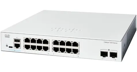 Cisco Catalyst C1200-16T-2G / Przełącznik / 16x RJ-45 10|100|1000 / 2x SFP / VLAN