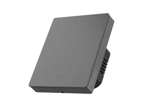 Sonoff SwitchMan Smart Wall Switch M5 Matter ciemnoszary / 1-przyciskowy / 80 mm