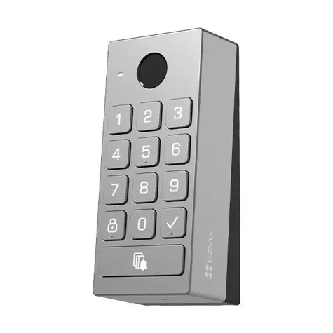 Rozpakowano - Klawiatura Ezviz DL01BCP do inteligentnego zamka Ezviz DL01 Pro, szara / Bluetooth / Zigbee / rozpakowano
