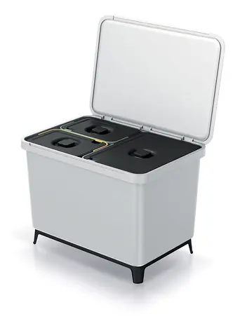 Prosperplast SYSTEMA 1x23l + 2x10l popiół / Kosz na śmieci 