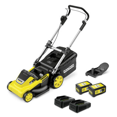 Kärcher LMO 4-18 Dual Battery Set / Kosiarka akumulatorowa / 2x18V / szerokość koszenia 37 cm / kosz 40 l / 2x 5,0 Ah