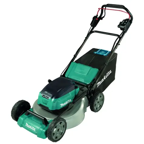 Makita DLM465Z / Kosiarka akumulatorowa z siedziskiem / 18 V x 2 / Szerokość koszenia 46 cm / Kosz 60 l / Bez akumulatora 