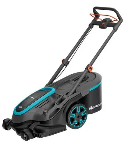 Gardena 14646-65 Kosiarka akumulatorowa PowerMax Duo 46/36 V P4A / szerokość koszenia 46 cm / pojemność kosza 50 l / koszenie do 600 m2