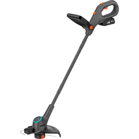 Gardena 14704-20 Akumulatorowa podkaszarka żyłkowa EasyTrim 25/18 V P4A / szerokość cięcia 25 cm / średnica żyłki 1,6 mm / regulowany uchwyt
