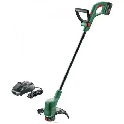 BOSCH EasyGrassCut 18V-26 / akumulatorowa podkaszarka żyłkowa / 18 V / szerokość koszenia 26 cm / 1 akumulator litowo- ION 2,5 Ah / ładowarka