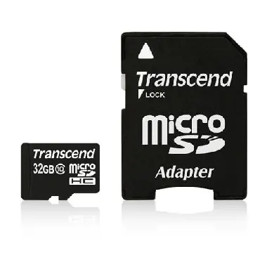 Karta Transcend Micro SDHC 32 GB klasa 10 + adapter