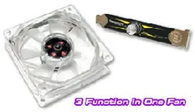Thermaltake A2017 SMART WENTYLATOR LED Niebieski / Wentylator 90x90x25mm / 4000RPM