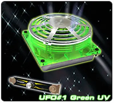 Thermaltake A2214 WENTYLATOR UFO Zielony UV / Wentylator 90x90x38mm / 1300-3600RPM