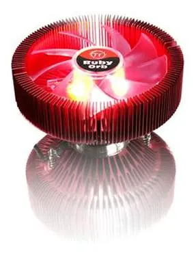 Thermaltake CL-P0391 Ruby Orb / aktywne chłodzenie procesora / dla AMD i Intel / niebieska dioda LED