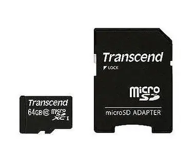 Transcend Micro SDXC 64 GB / Micro SDXC / 64 GB / Klasa 10 UHS-1