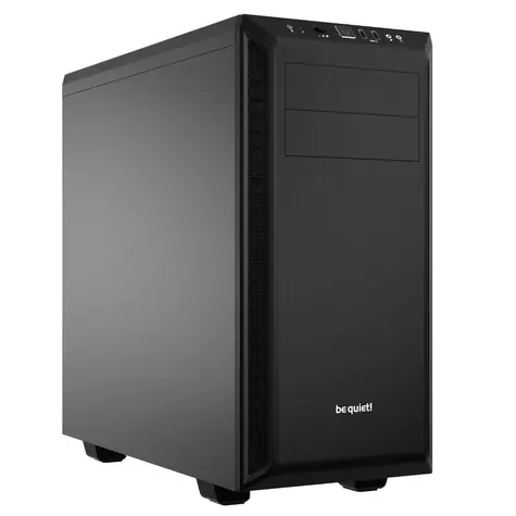 be quiet! PURE BASE 600 Czarny / ATX / 2x USB 3.0 + 2x Jack 3,5mm / 1x 120 mm + 1x 140 mm