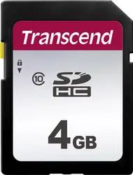 Transcend 300S 4GB / karta pamięci / SDHC / klasa 10
