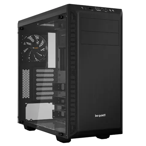 be quiet! PURE BASE 600 Window czarny / ATX / 2x USB 3.0 + 2x Jack 3,5mm / 1x 120 mm + 1x 140 mm