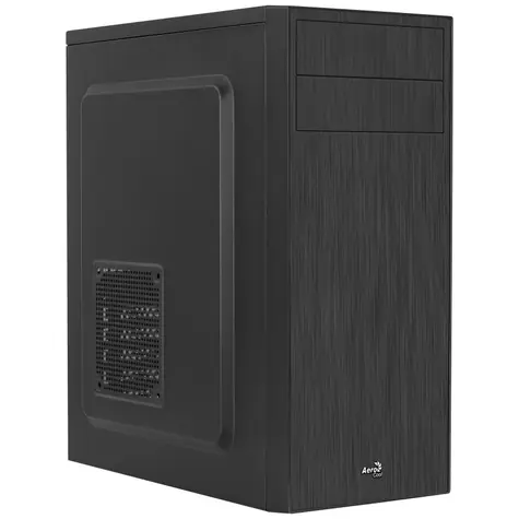AeroCool CS-1103 czarny / Obudowa PC / 2x USB 3.0 i 1x USB 2.0 / Bez zasilacza / strona przezroczysta