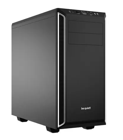 be quiet! PURE BASE 600 czarno-srebrny / ATX / 2x USB 3.0 + 2x Jack 3,5mm / 1x 120 mm + 1x 140 mm