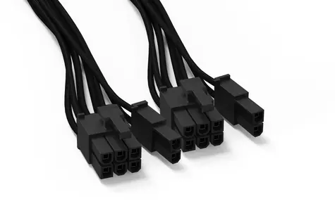 be quiet! CP-6620 Kabel 2x PCIe 6+2-pin czarny / długość 600mm