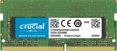 CRUCIAL 16 GB (1x16 GB) 3200 MHz / SO-DIMM / DDR4 / PC4-25600 / CL22 / 1,2 V