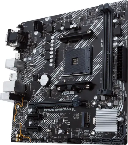 ASUS PRIME B450M-K II / AMD B450 / DDR4 / SATA III RAID / USB / GLAN / M.2 / sc.AM4 / mATX