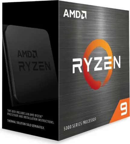 AMD RYZEN 9 5950X @ 3,4 GHz / Turbo 4,9 GHz / 16C32T / L1 512kB L2 8MB L3 64MB / AM4 / Zen 3 / 105W