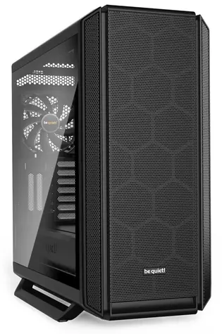 be quiet! SILENT Base 802 W czarny / ATX / 1x USB Type C + 2x USB 3.0 / 2x Jack 3,5 mm / 3x 140 mm / Przezroczysta strona