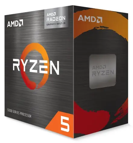 AMD RYZEN 5 5600G @ 3,9 GHz / Turbo 4,4 GHz / 6C12T / L2 3 MB L3 16 MB / AM4 / RX Vega 7 / 65 W