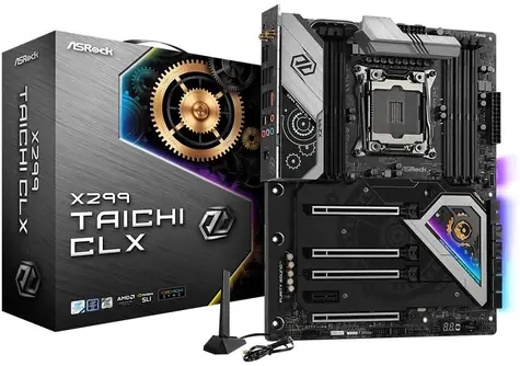ASRock X299 TAICHI CLX / X299 / LGA2066 / 8x DDR4 / 4X PCIEx16 / 8x SATA III / M.2 / ATX