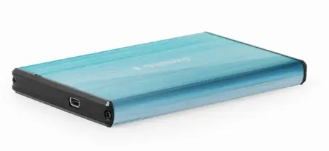 Gembird EE2-U3S-3-B niebieski / pudełko zewnętrzne / 2.5" / aluminium / USB 3.0