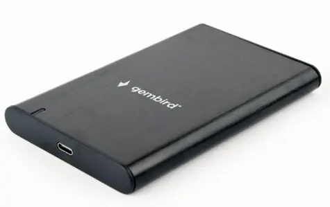 Gembird EE2-U3S-6 czarny / obudowa zewnętrzna / 2.5" / aluminium / USB 3.0