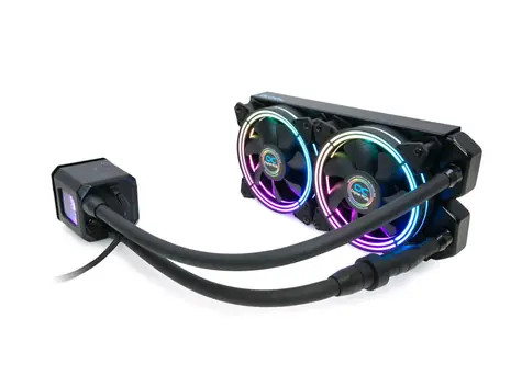 Procesor Alphacool Eisbaer Aurora 240 / radiator 240 mm / DRGB / możliwość rozbudowy o kolejne gniazdo
