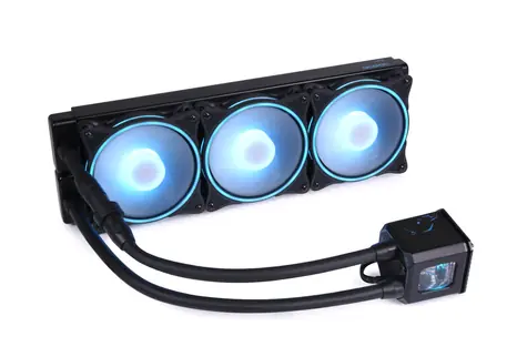 Alphacool Eisbaer Aurora HPE edycja 360 CPU / 360 mm radiator / DRGB / możliwość rozbudowy o kolejne gniazdo