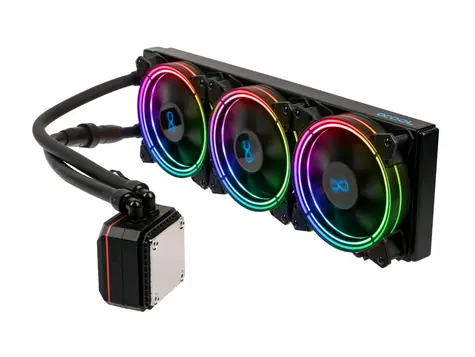 Procesor Alphacool Eisbaer Aurora LT360 / radiator 360 mm / DRGB / możliwość rozbudowy o kolejne gniazdo