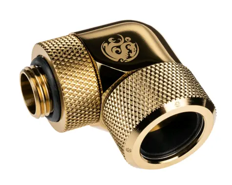 Adapter kątowy BitsPower Advanced Multi-Link 90° G1/4 > 16 mm Hardtube Gold