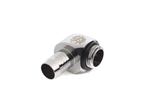 BitsPower zasilania 90° G1/4" (M) > rurka 10 mm, błyszcząca czarna