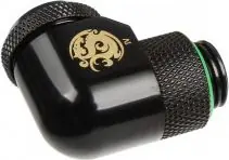 Adapter kątowy BitsPower Multi-Link 90° G1/4 > 12 mm Hardtube Matte Black