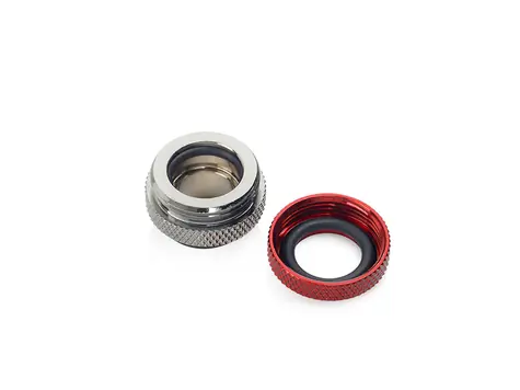 Adapter BitsPower Multi-Link prosty G1/4 > 12 mm HardTube czerwony/czarny błyszczący