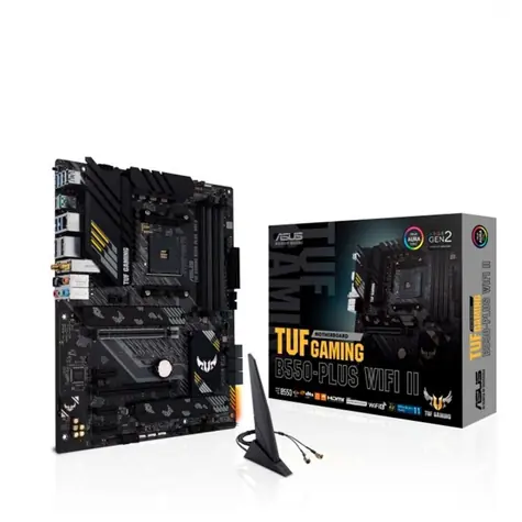 Asus TUF GAMING B550- PLUS WIFI II / AMD B550 / DDR4 / SATA III RAID / USB / 2.5GLAN / Wi-Fi / M.2 / sc.AM4 / ATX