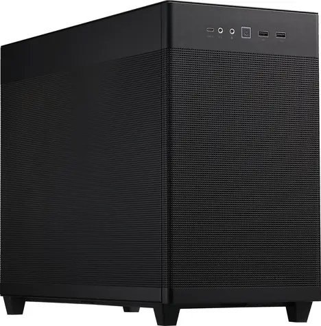 Asus AP201 Prime czarny / M-ATX / 2xUSB-A + 1xUSB-C / 1x 120 mm / bez źródła zasilania